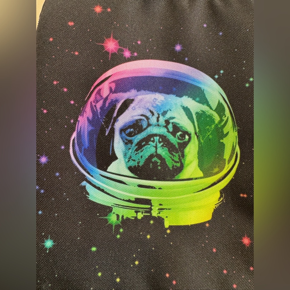 Pug In Space Mini Backpack - Picture 2 of 14